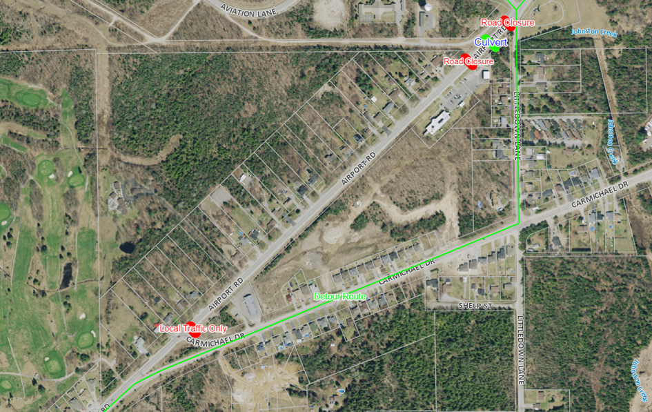 Road Closure: Airport Road