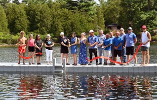 City of North Bay Officially Opens New Freshwater Docking System Pool