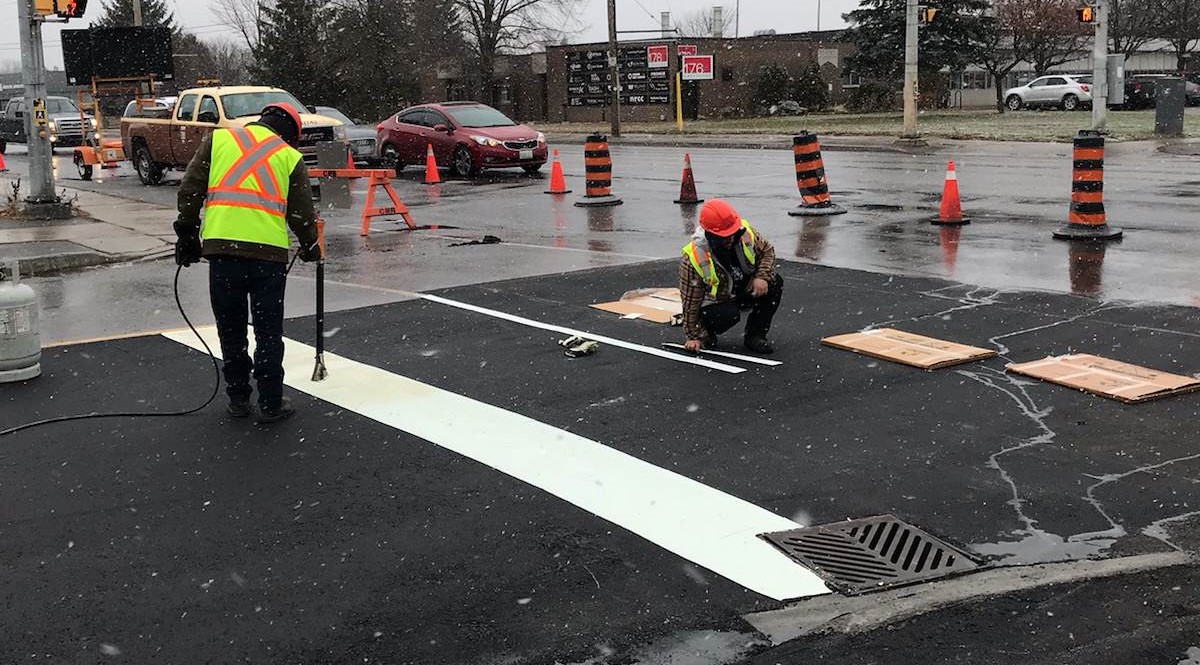 Traffic paint shortage