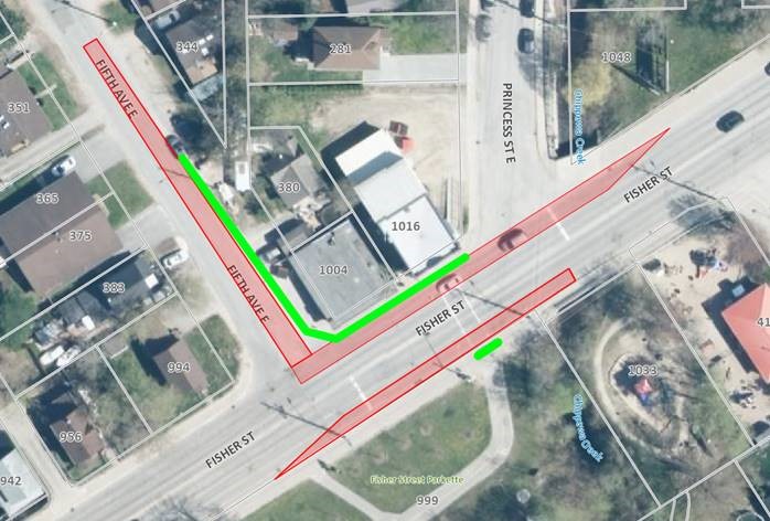 Lane Closures: Fisher Street and Fifth Avenue