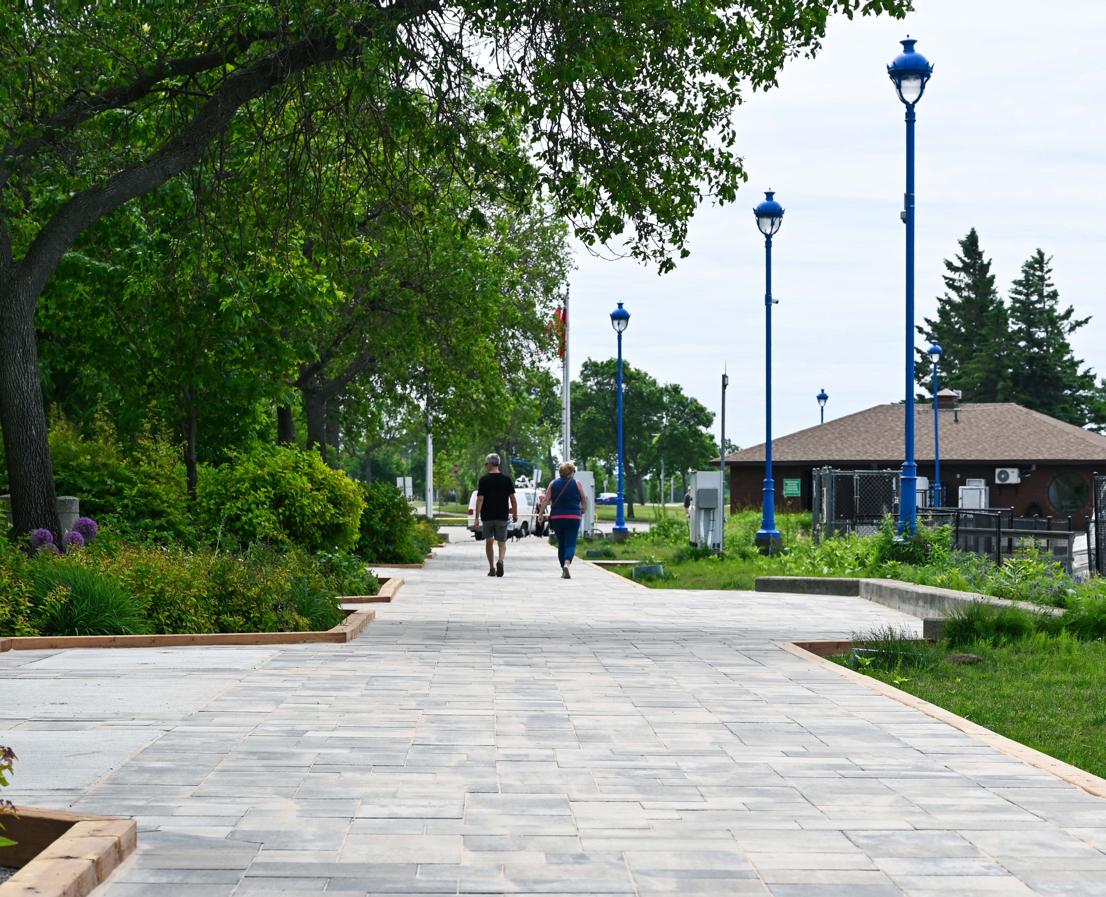 Replacement of waterfront walkway completed