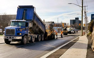Cassells Street work taking place during off-peak hours