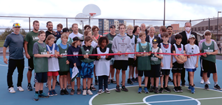 Multi-Use Court Ribbon Official Cutting