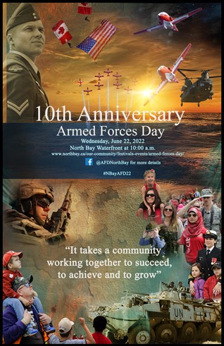 North Bay Ready to Celebrate 10th Annual Armed Forces Day