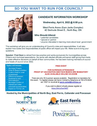 Candidate Information Workshop