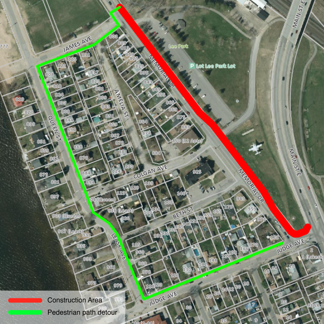 Sidewalk Replacement: Memorial Drive