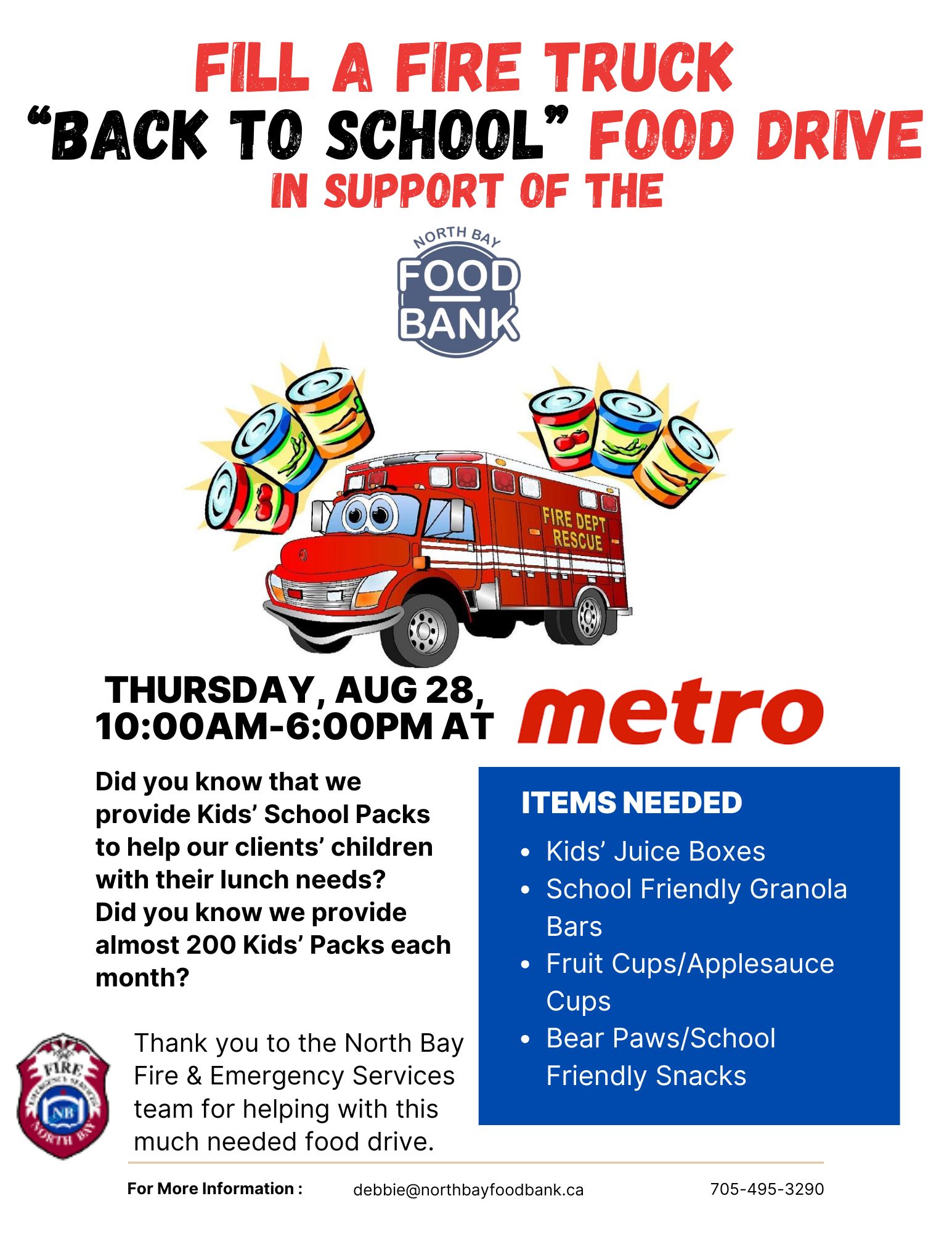 Back-to-School Food Drive