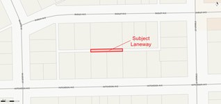 Notice of Lane Closure - Dudley Avenue