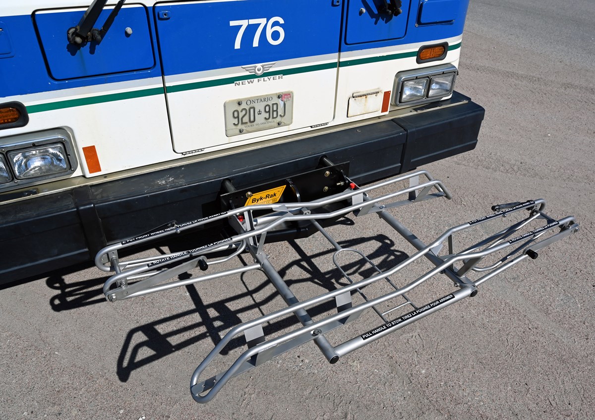 Bus Frame Rack North Bay Transit Buses Equipped with Bike Racks | City of North Bay