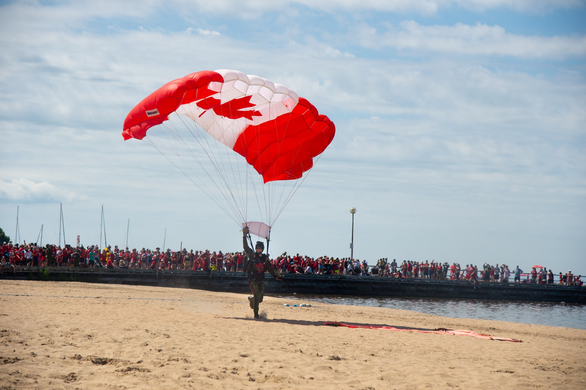 SkyHawks Parachute Team Practice | City Of North Bay