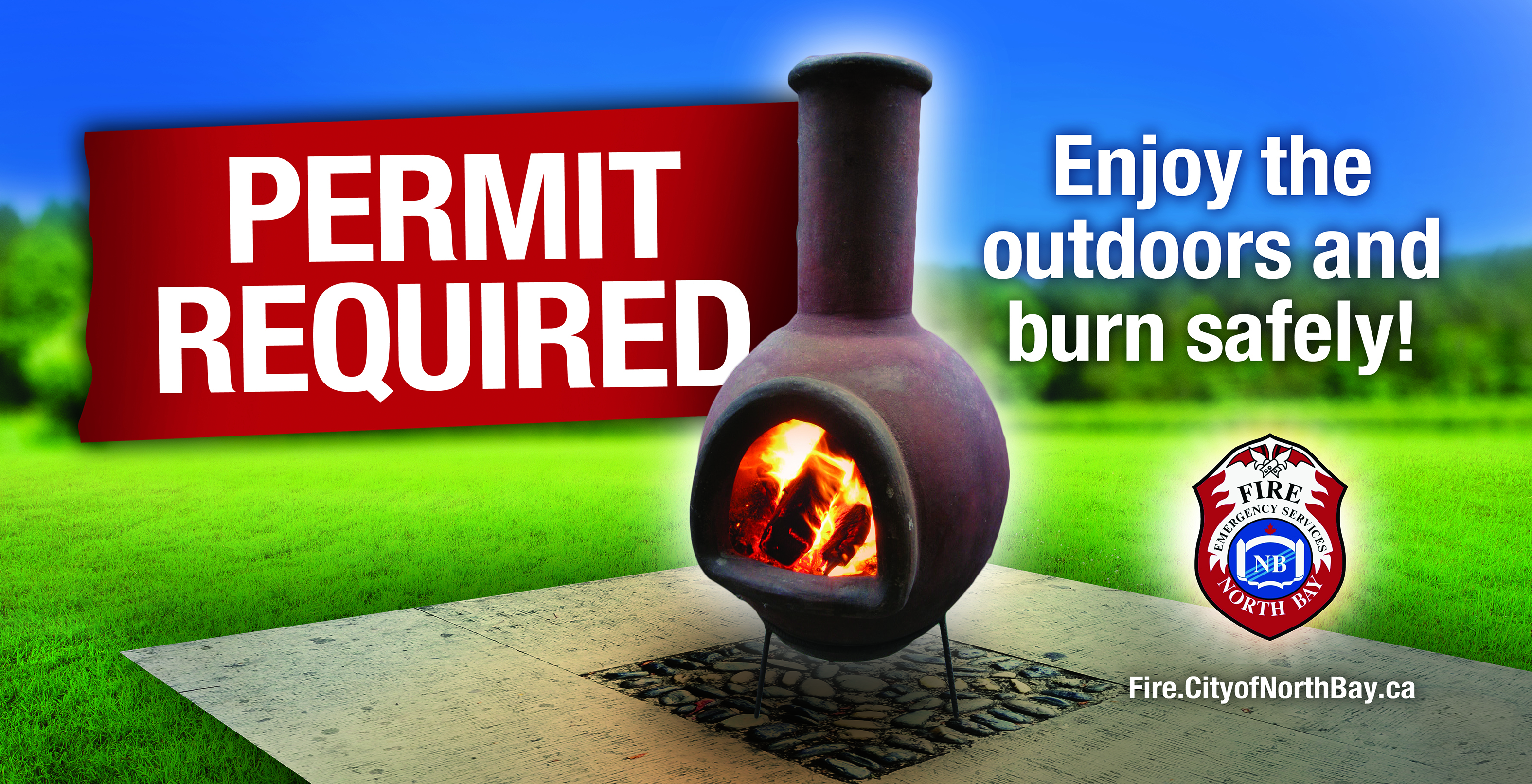 Permit required for recreational open air burning