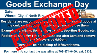 Goods Exchange Day postponed