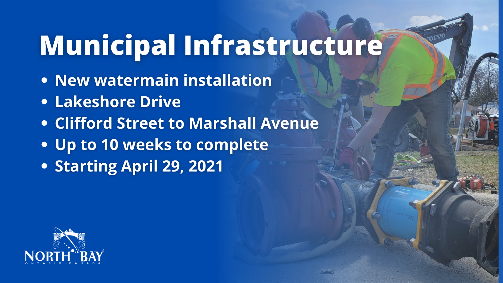 Watermain replacement: Lakeshore Drive