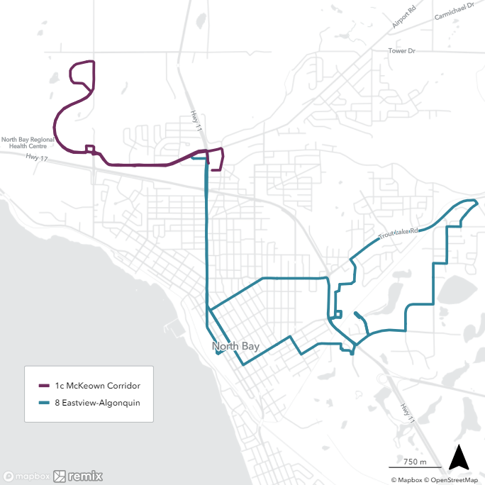 North Bay Transit Seasonal Adjustments